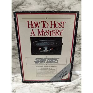 Vintage Star Trek Next Generation How to Host a Mystery box